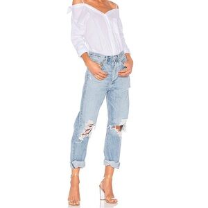 AGOLDE 90s Mid Rise Loose Fit Jeans in Fall Out - 27